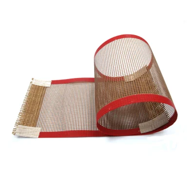  High Temperature Non Stick PTFE Coated Fiberglass Open Mesh Conveyor Belt