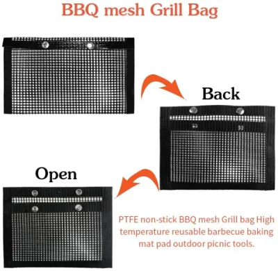  Healthy Food Grade BBQ Grill Mesh Bag