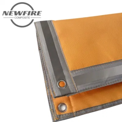 Square Outdoor Lawn Deck Patio Protector Fireproof Grill Silicone Coated Patio Camping BBQ Fire Pit Mat High Quality