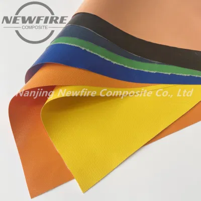 Stock Thermal Insulation Fire Retardant Fireproof Anti-Aging Glass Fabric Silicone Coated Fiberglass Cloth for High Temp Resistant Silicone Coated Fabric