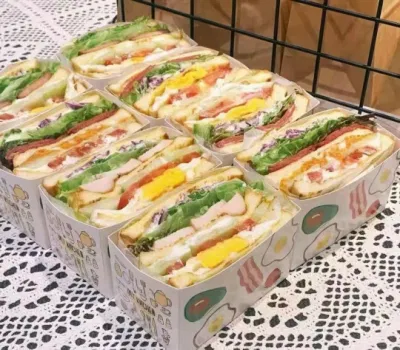 Food Grade Wrapping Greaseproof Silicone Baking Parchment Paper for Sandwich Burger