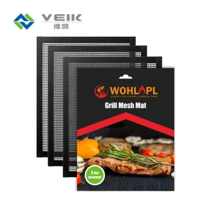  Pfoa Free Maintains Even Grilling Heat-Resistant PTFE BBQ Grill Mesh Mat