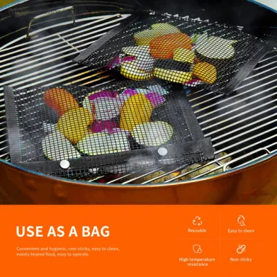 High Temperature Nonstick PTFE Mesh for Picnic Grill Bag