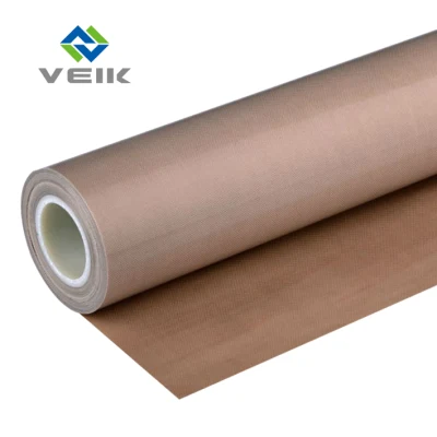  High Temperature Resistance PTFE Coated Fabric Non Stick Heat Press Anti-Static PTFE Fiberglass Cloth