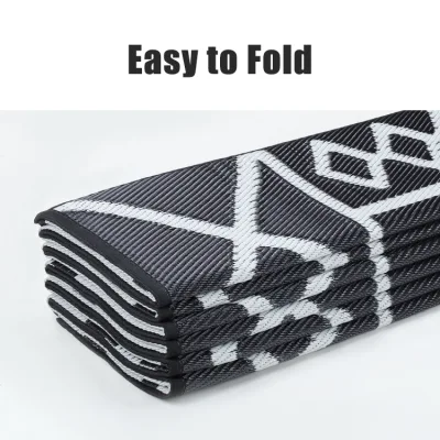 Znz Reversible Grill RV Patio Mat 9*18