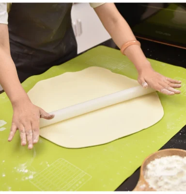  Non-Stick Silicone Dough Rolling Mat Sheet, Kneading Rolling Baking Pad with Measurement Scale Pastry Baking Mat Tool Esg14410