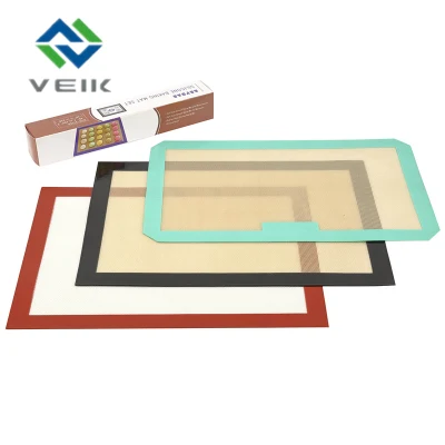  Custom Kitchen Silicone Lace Mat-Silicone Oven Liner PTFE Coated Fiberglass Fabric Non-Stick Oven Liner for Sale