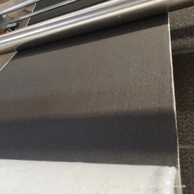 Solder Welding Slags Resistant Graphite Coated Fiberglass Cloth Roll Glass Fiber Fabric Roll Fire Blanket Roll Welding Blanket Roll