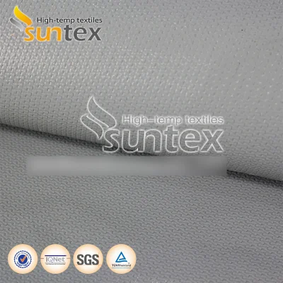Flame Resistant Fabric High Temperature Thermocovers PTFE Coated Glass Fabric 1 Side 17oz Fire Barrier