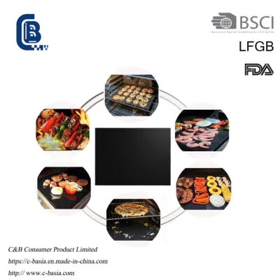  Food Grade High Temperature PTFE Fiberglass BBQ Grill Baking Mat Liner