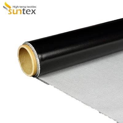 High Quality E-Glass Fiberglass Cloth Silicon Coated Fiberglass Fabric