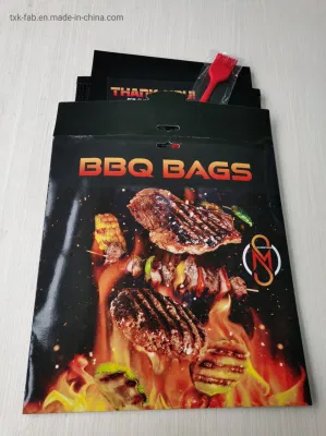 Food Safe Reusable Nonstick Barbecue Mesh Grill Bag for BBQ Tool Set