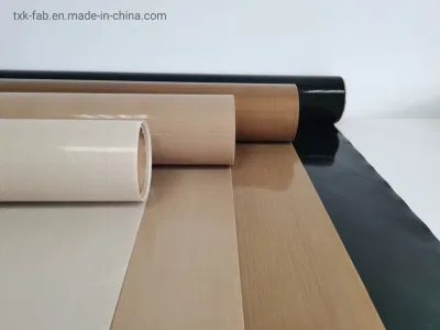  Good Quality PTFE Coated Fiberglass Fabric Cloth Sheet Without Adhesive