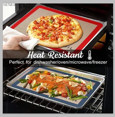  Food Safe Anti Slip Silicone Fiberglass Baking Mat Liner Sheet for Cooking