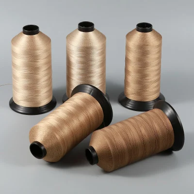 High Chemical and Temperature Resistance PTFE Coated Fiberglass Sewing Thread