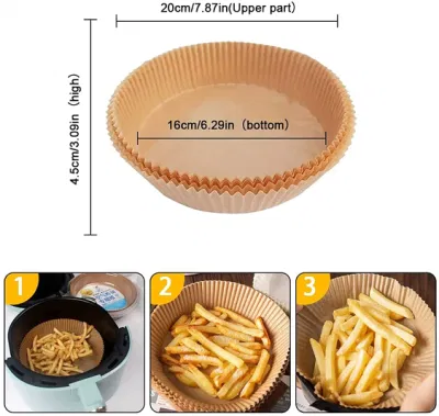  Non-Stick Air Fryer Disposable Paper Liner for Bakeware Tool