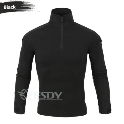 Esdy Men&prime; S Outdoor Hotsales Quick-Drying Long Sleeve Shirt Camouflage Tactical Frog Shirt