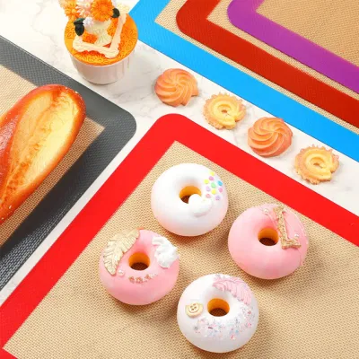 Food Grade Heat Resistant Fiberglass Silicone Baking Pastry Mat for Kitchen Cooking
