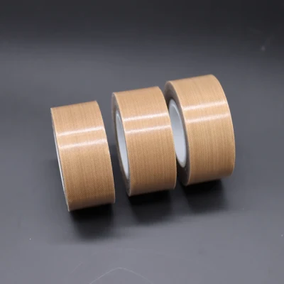  Heat Insulation PTFE Coated Fiberglass Fabric Tape with Adhesive for Lithium Battery