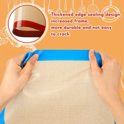 Custom Non-Stick Silicone Oven Baking Grill Liner Mat for Kitchen
