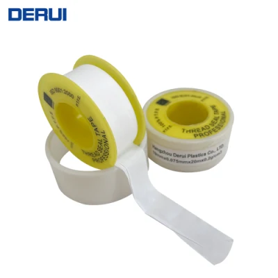  Customized 1/2&quot; 3/4&quot; 1&quot; 2&quot; Thickness PTFE Thread Seal Plumber&prime;s Teflon Tape for Leaks