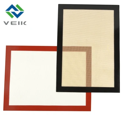 100% Food Grade Custom BPA Free Fiber Glass Silicone Baking Matsilicon Baking Mat High Quality Non Stick Reusable Brand New Non