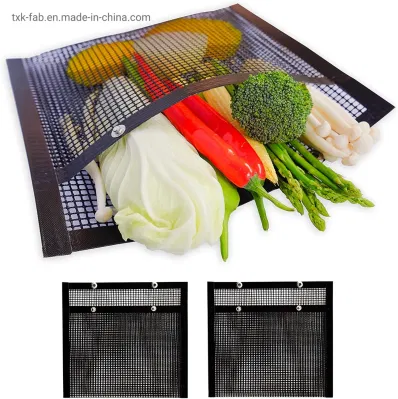 Heat Resistant Easy to Carry Nonstick PTFE Mesh Grill Bag
