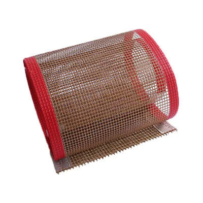  Long Lasting High Temperature PTFE Coated Fiberglass Mesh Conveyor Belt
