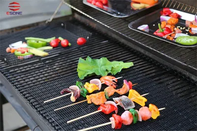 Nonstick Heat Resistance PTFE Cooking Sheet BBQ Grill Mat for Eacy Clean