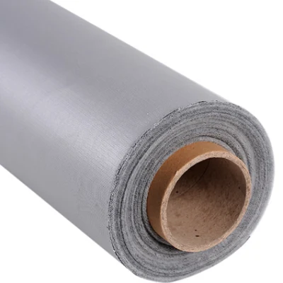 Double Coateted Grey 1110GSM 0.88 Thickness Sillicone Coated Fiberglass Fabric