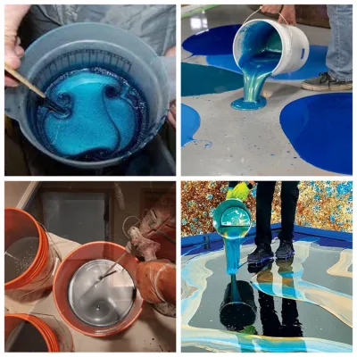 Waterborne Polyester Anticorrosive and Waterproof Coating PTFE Floor Epoxy Floor Coating