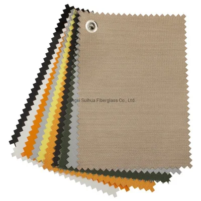  Hotel Hospital Safety Fireproof Smoke Curtain Silicone-Coated Fiberglass Cloth