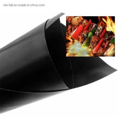 Heat Resistant PTFE Fiberglass Fabric Grill Mat for Oven Baking Liner Mat