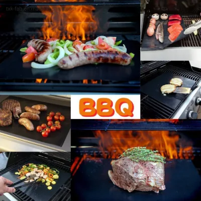Food Contact Safe BBQ Grill Mat with FDA