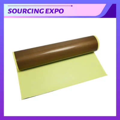  0.13mm Premium Grade PTFE Adhesive Tape with Release Liner PTFE Fabric with Adhesive for Bagging Machine