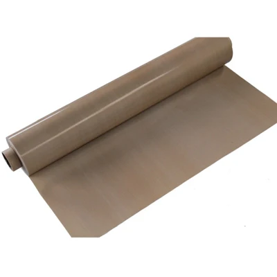 PTFE Glass Cloth Sheet Non-Stick PTFE Chemical Heat Resistant Double Sided PTFE Coated Fiberglass Fabric with Adhesive PTFE Coated Fiberglass Fabric
