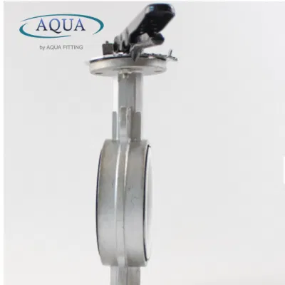  Stainless Steel Wafer Type Butterfly Valve with EPDM/PTFE Seat