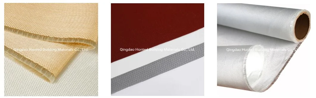 High Performance E Glass Fiberglass Fabric, Glass Fiber Fabric for Boat Marine FRP GRP, High Temperature /Vermiculite/PU/Silicone Coated/ High Silica Fabric