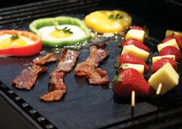 Heat Resistance Fireproof Non-Stick BBQ Grill Mat PTFE Oven Liner