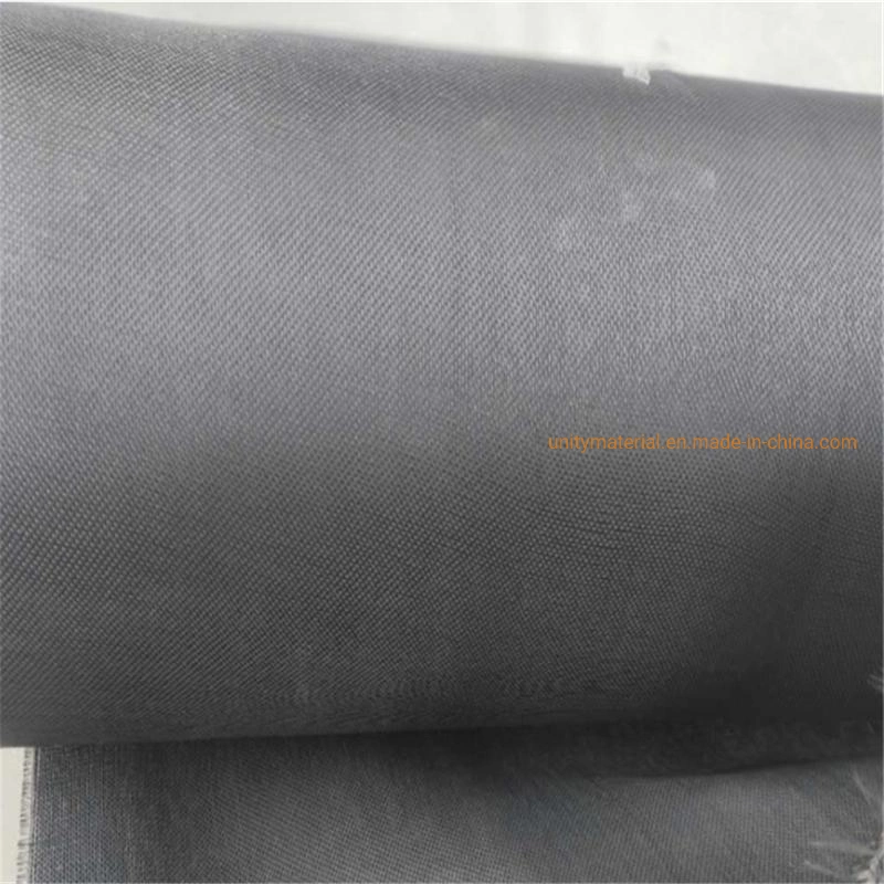 High Temperature &amp; Chemical Resistant 1.5mm Double Side Graphite Coated Fiberglass Cloth Fiber Glass Fabric