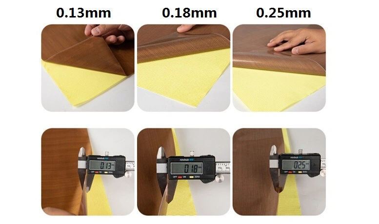 Larger Production Thickness 6mic Jumbo Roll Fiberglass Cloth Adhesive Brunei PTFE Tefloning Tape for Continuous Seal