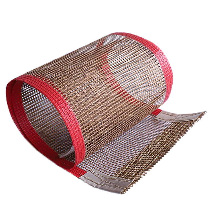 Long Lasting High Temperature PTFE Coated Fiberglass Mesh Conveyor Belt