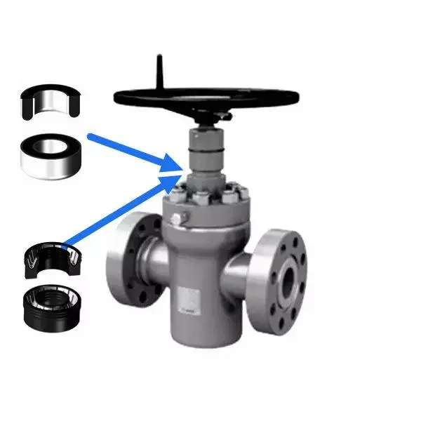 Rod U Cup Ring Hydraulic PTFE U Type Sealing U Packing