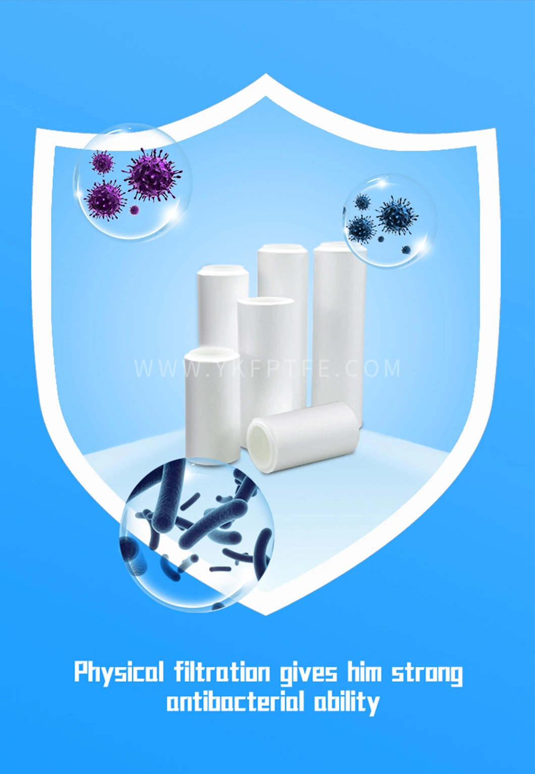 UNM China Factory High Quality Porous PTFE Roll Air Purification Film