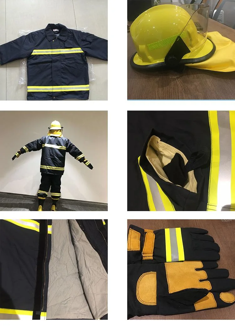 Fireman Suit Fireproof Firefighter Clothes for Fire Fighting Equipment with Good Price