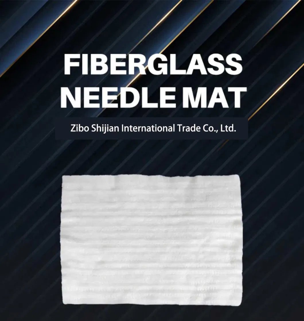 Soft Touch Fiberglass Needle Mat Used in Fireplace and Microwave Oven Fiber Glass Needle Stitched Mat
