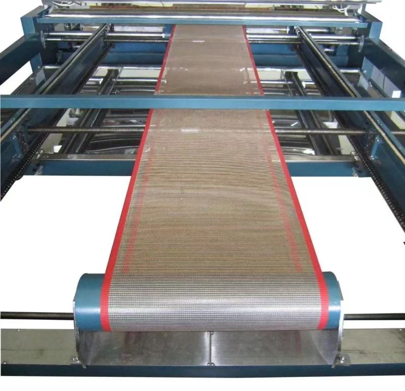 High Temperature Non Stick PTFE Coated Fiberglass Open Mesh Conveyor Belt