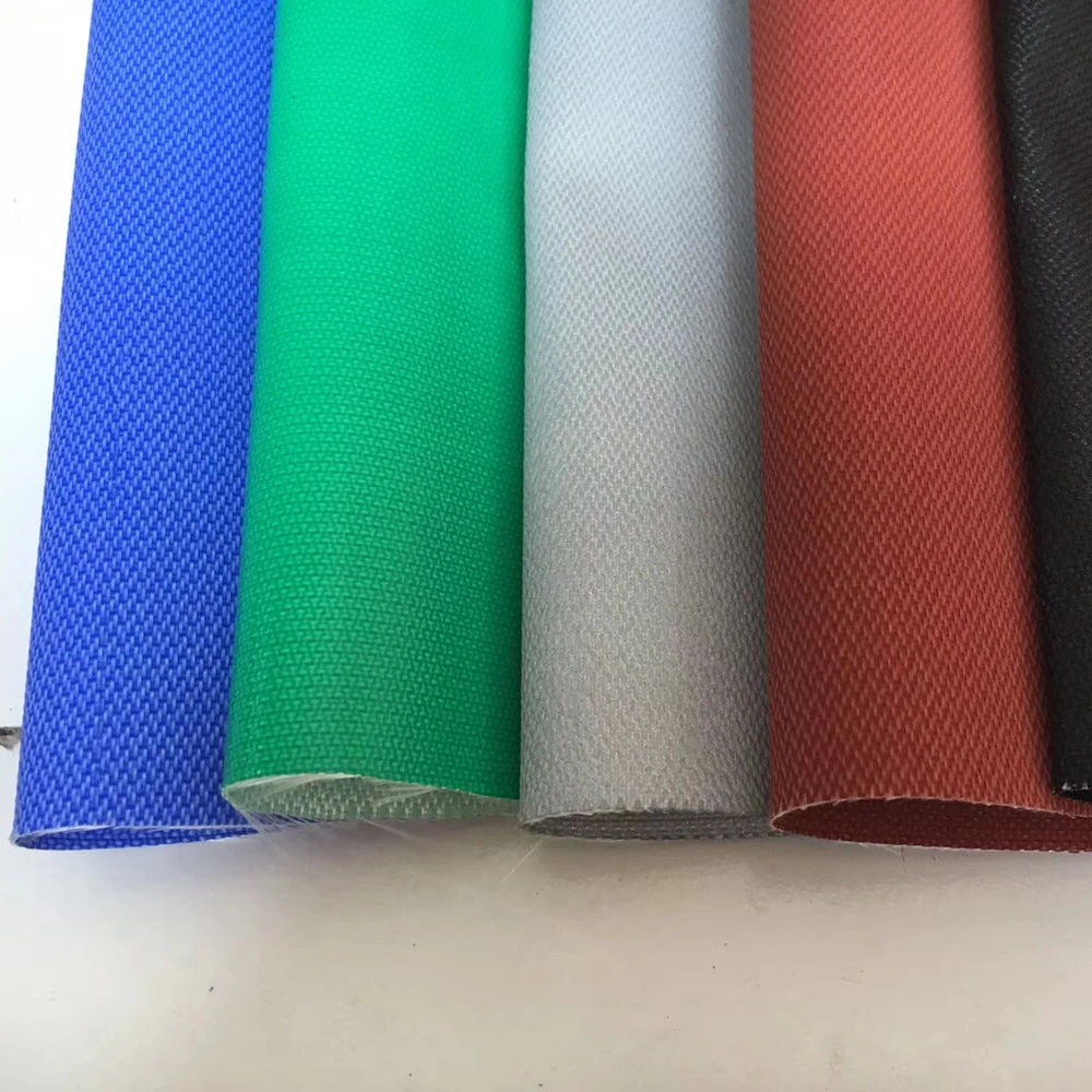 China Manufacturer Silicone Vermiculite Aluminum Foil Coated Fabric High Temperature Resistant Fireproof Stainless Steel Wire Insert Fiberglass Cloth