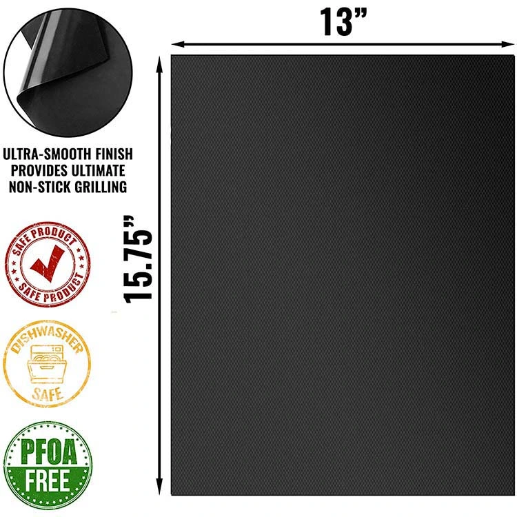 Non-Stick PTFE High Temperature Resistance BBQ Grill Mat