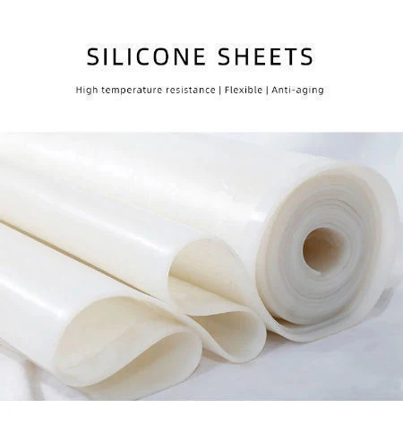 Silicone Rubber Sheet High Elastic Heat Resistant Transparent White Silicone Rubber Mat